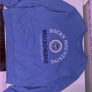 Hollister Blue Crewneck Sweater